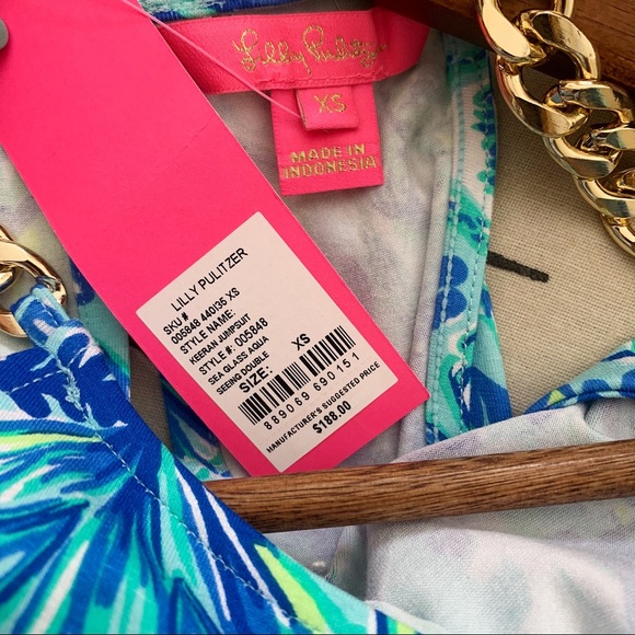 Lilly Pulitzer Keeran Jumpsuit Size XS - Picture 4 of 4